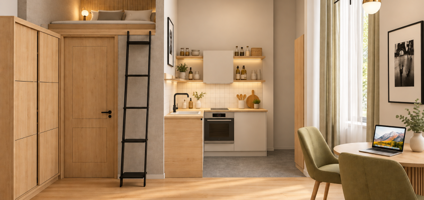 Földszinti lakásból design kuckó